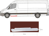 Порог лівий Mercedes Sprinter VW Crafter 2006-2018,